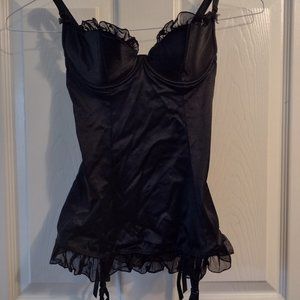 Black Corset & Panties Set